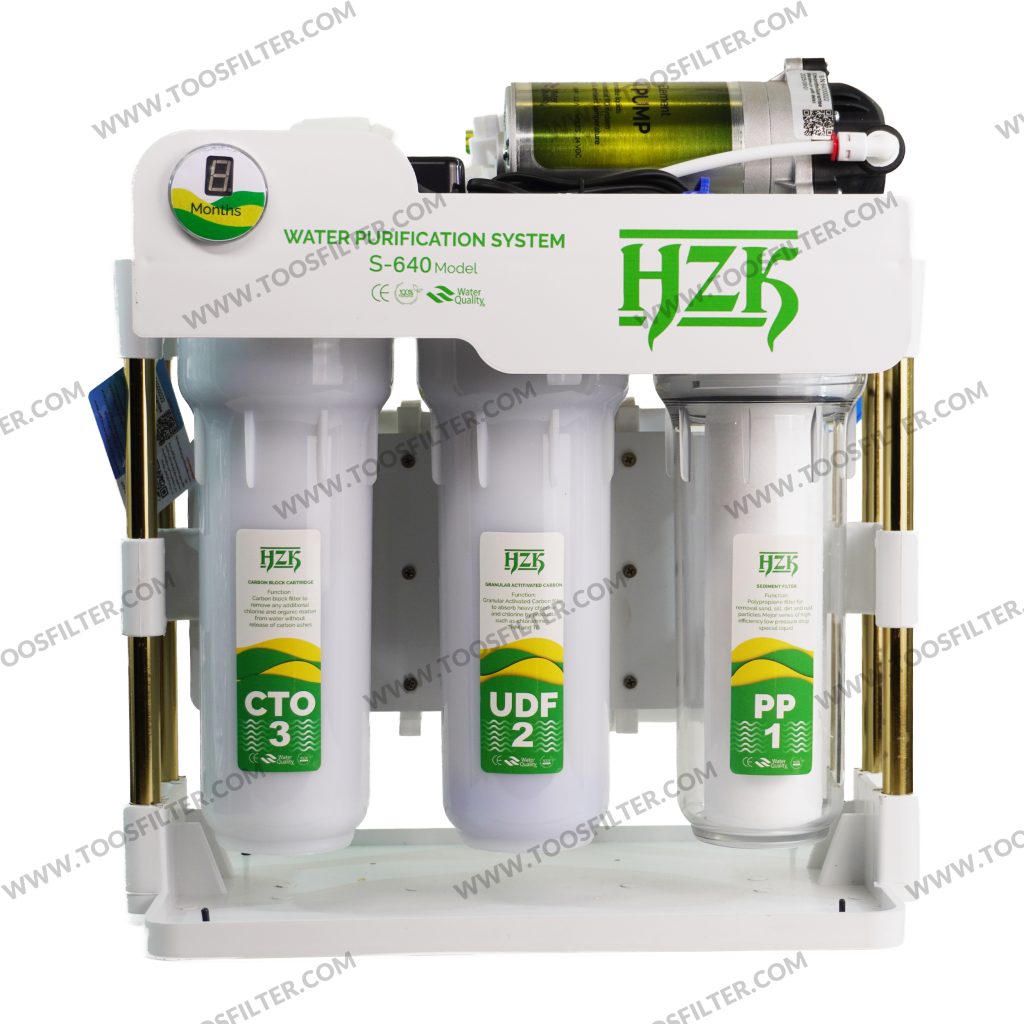 دستگاه تصفيه آب HZK مدل S640 سیستم هشدار