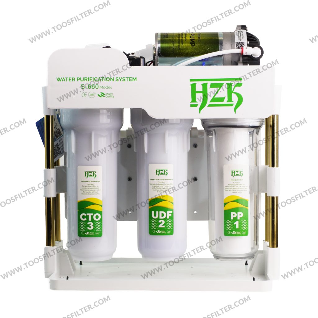 دستگاه تصفيه آب HZK مدل S660 بدون گیج